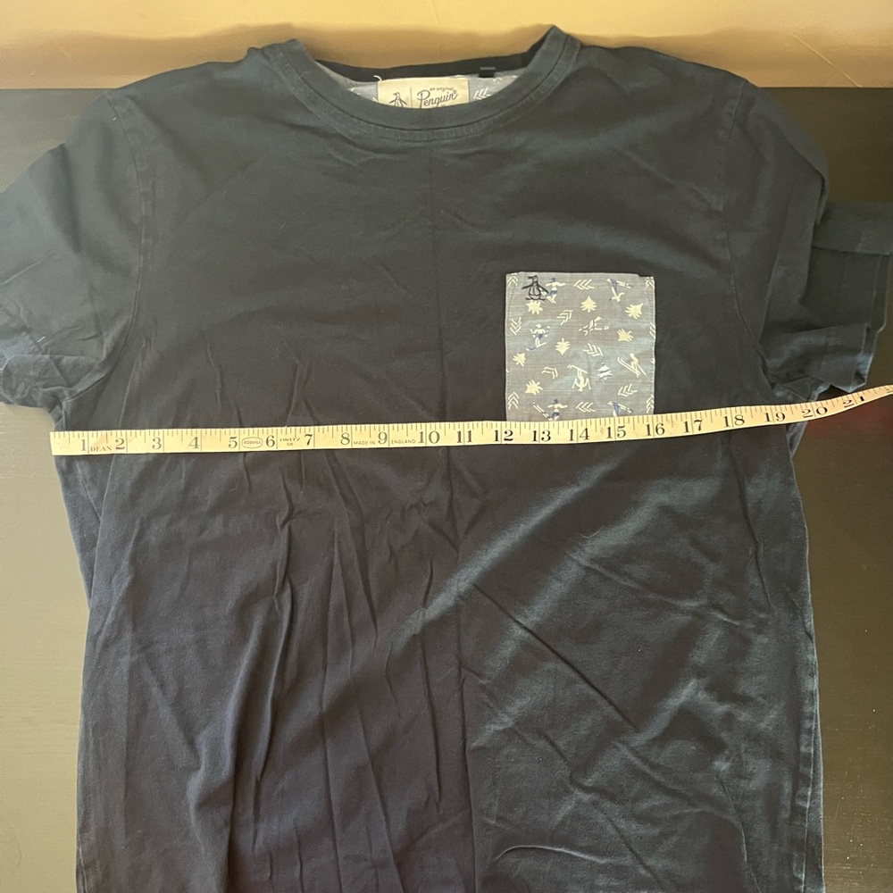 Original Penguin DARK SAPHIRE Men's Pocket Tee Size Large - Picture 5 of 6